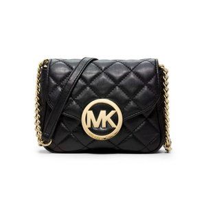 Michael Kors Black Fulton Quilted Leather Crossbody